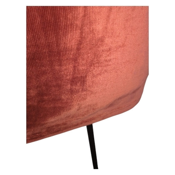 THML Large Rust Cordorouy Puff Sleeve Key Hole Neck Blouse 80's Vibe, Feminine - Picture 6 of 8